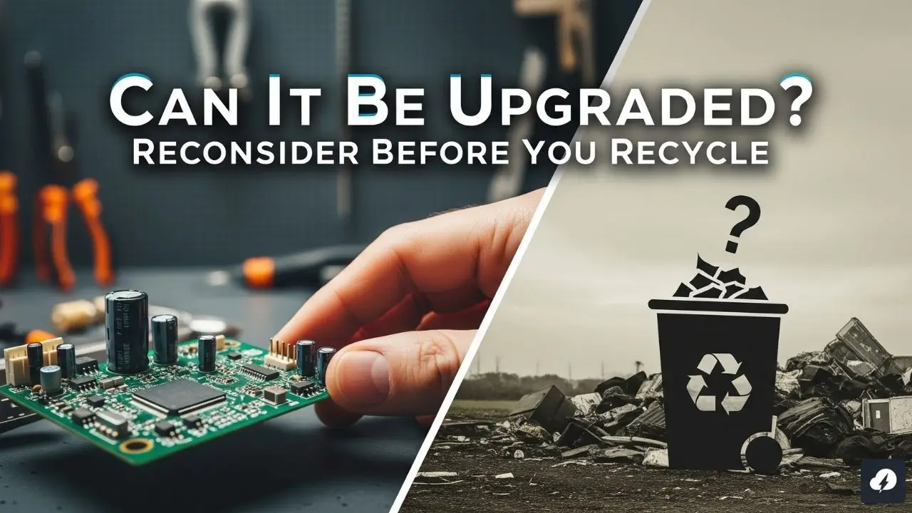 Can It Be Upgraded? Reconsider Before You Recycle