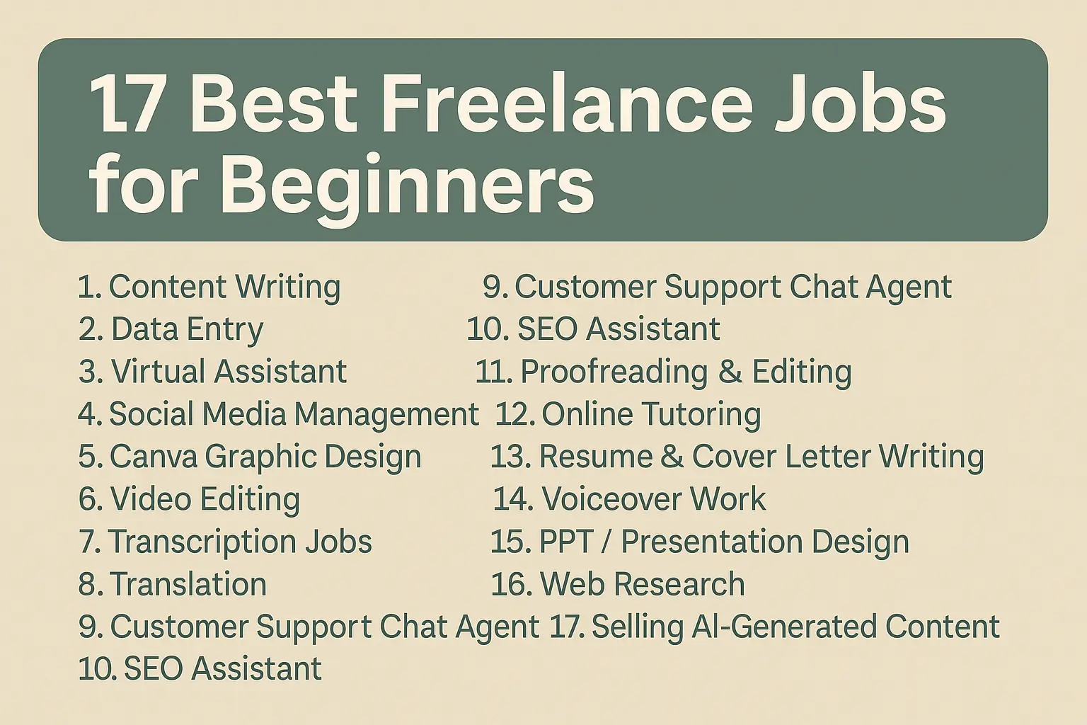 Freelance Jobs for Beginners: 17 Real Ways to Start Earning Online Fast