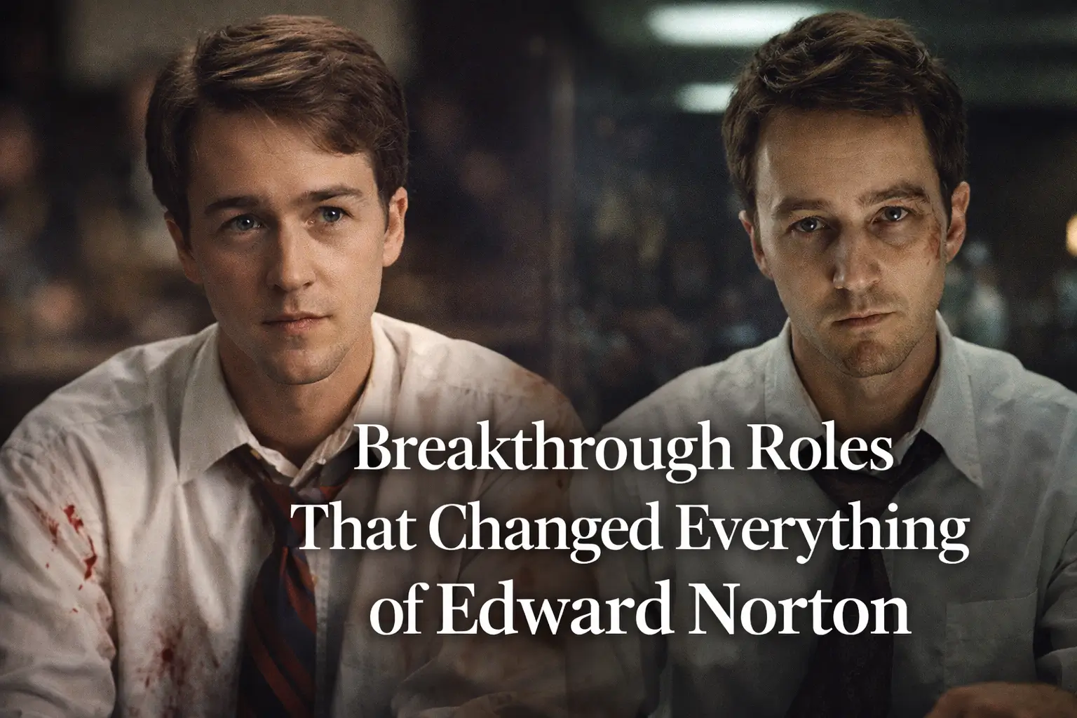 Breakthrough Roles That Changed Everything of Edward Norton