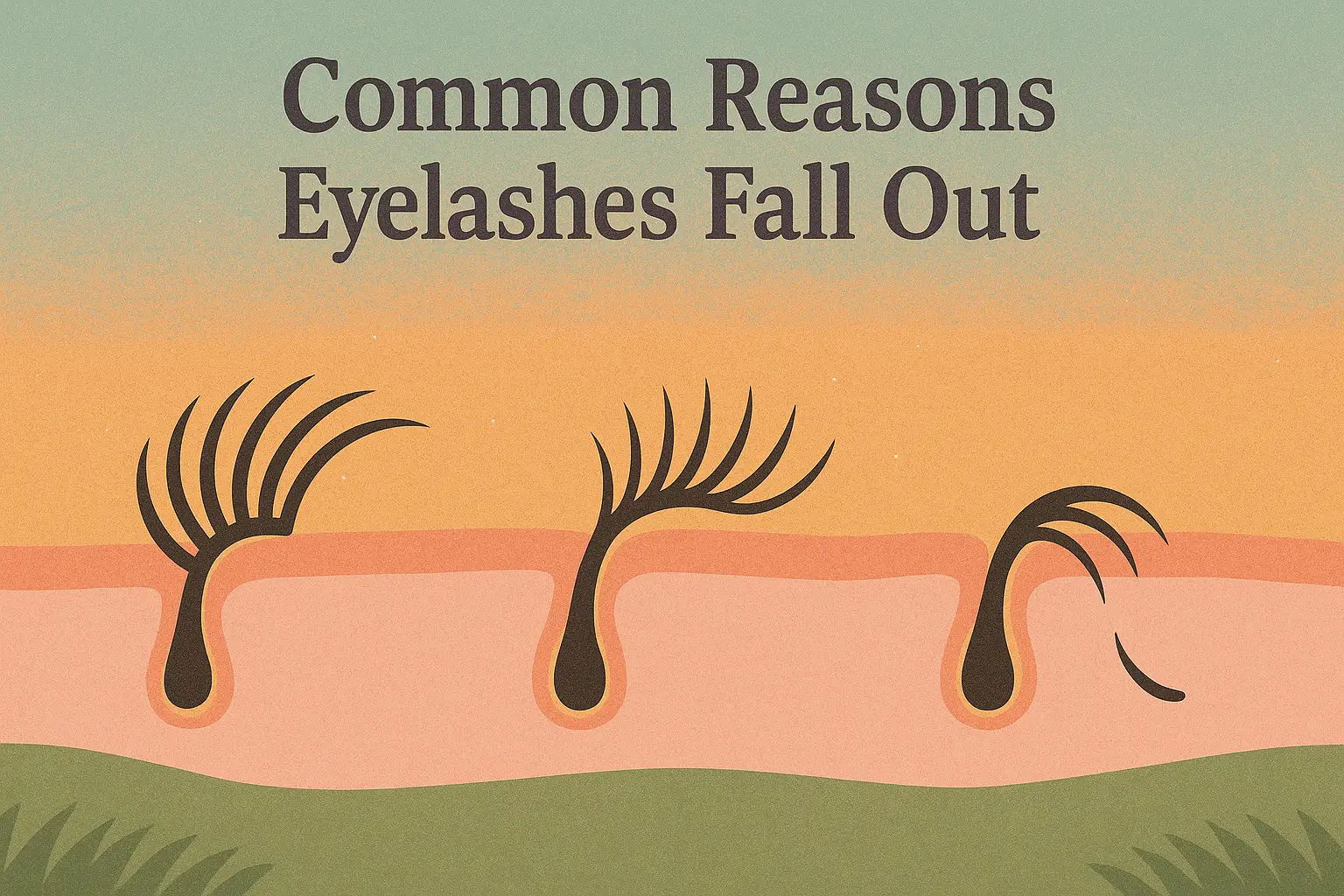 Common Reasons Eyelashes Fall Out