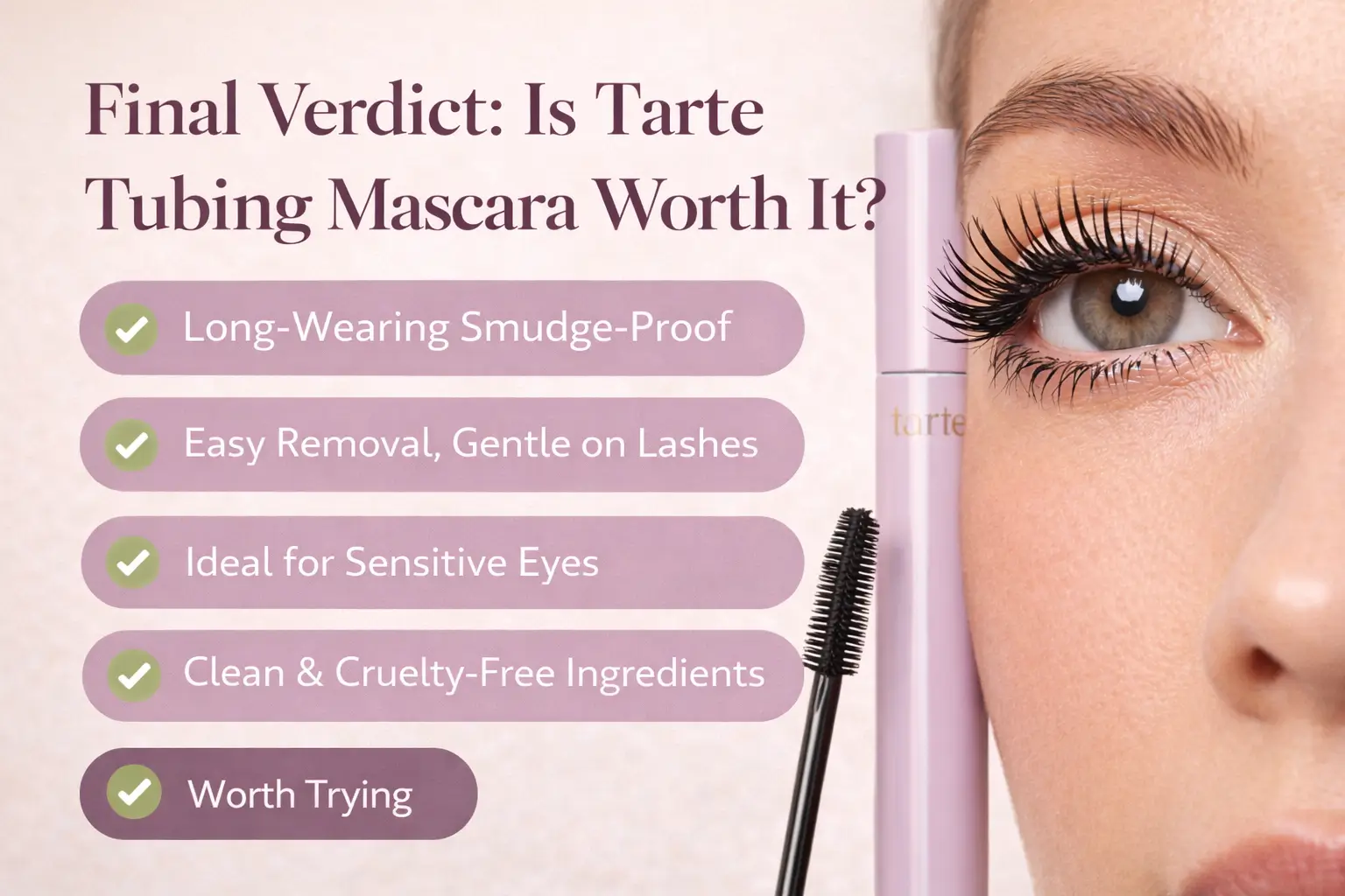 Final Verdict: Is Tarte Tubing Mascara Worth It?