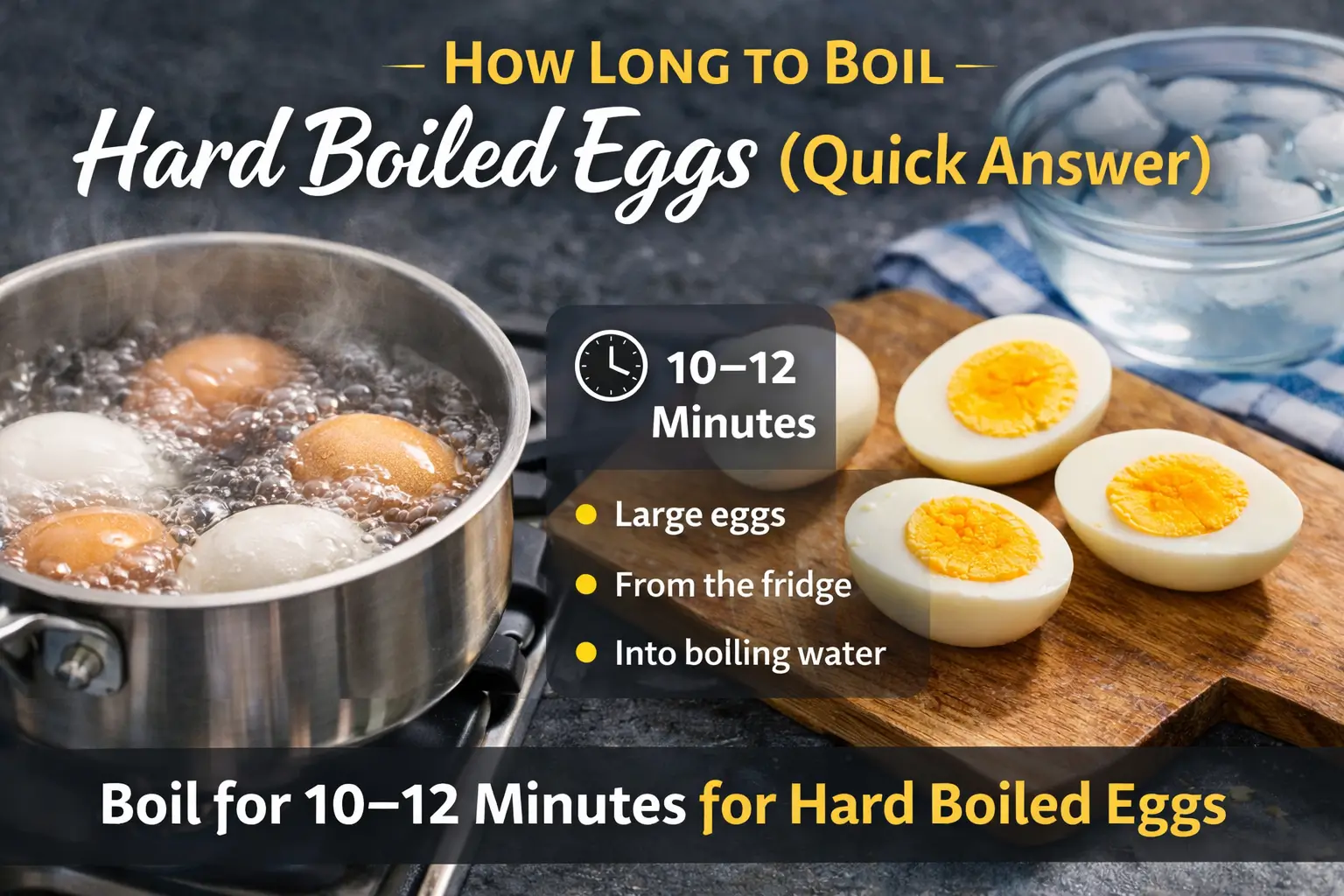 How Long to Boil Hard Boiled Eggs (Quick Answer)