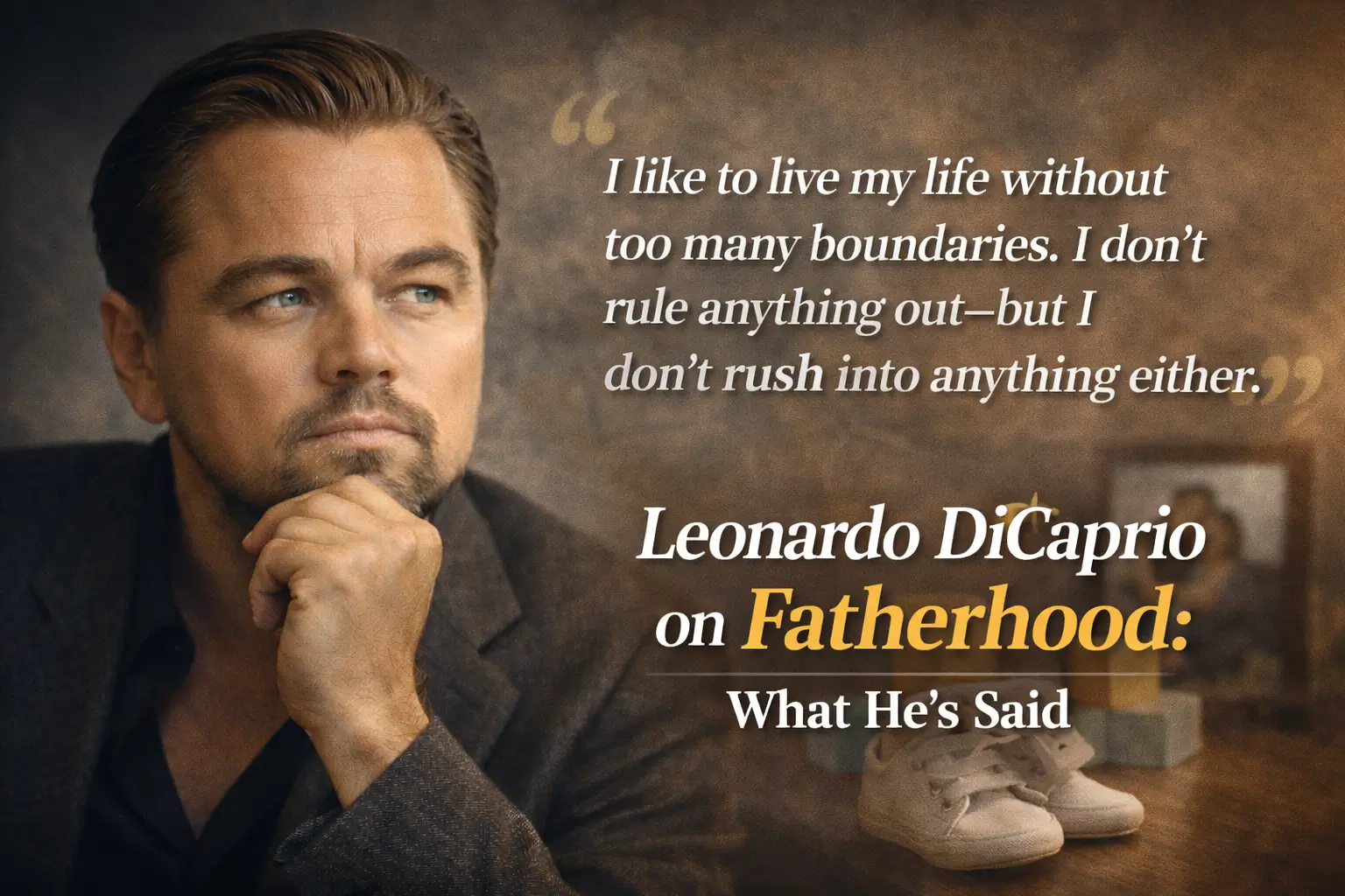Leonardo DiCaprio on Fatherhood: What He’s Said