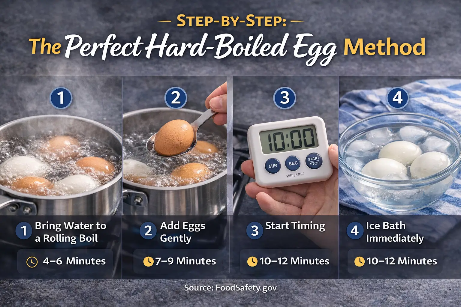 Step-by-Step: The Perfect Hard-Boiled Egg Method