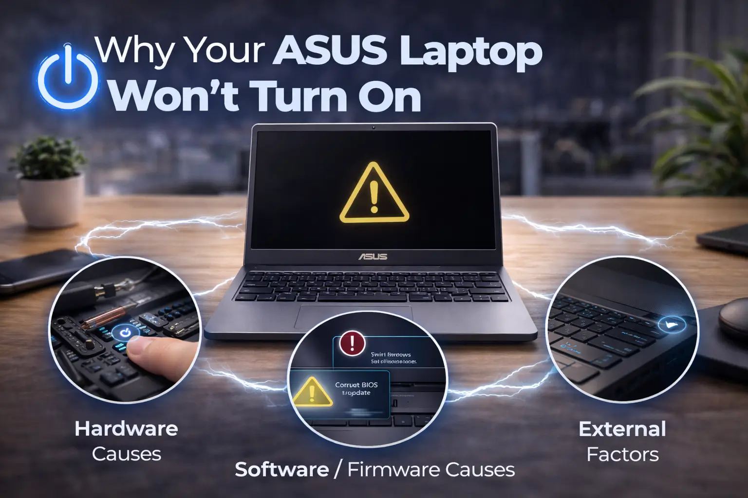 Why Your ASUS Laptop Won’t Turn On