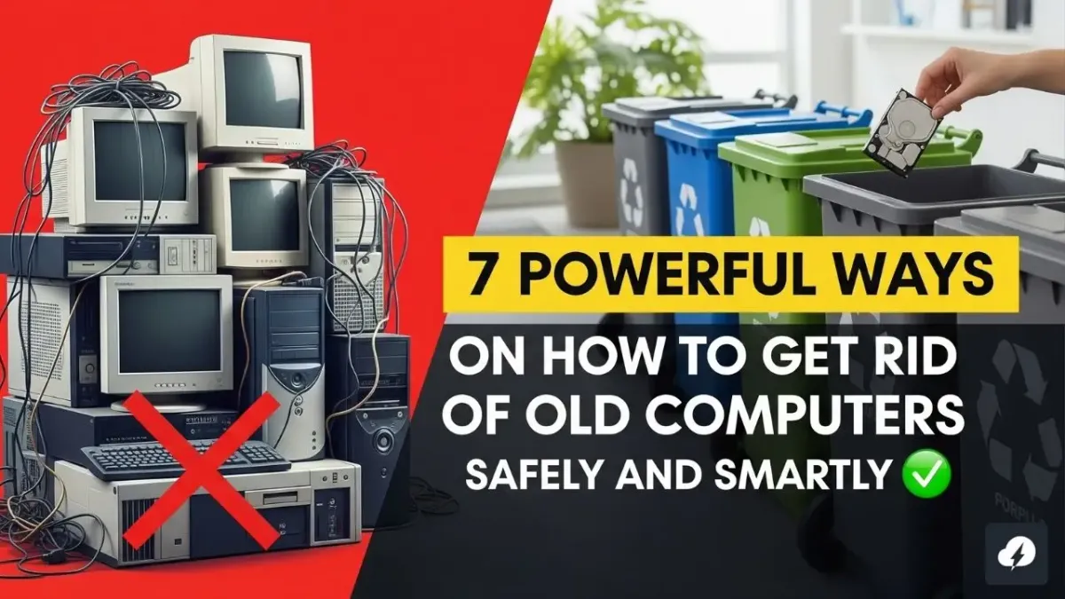 how to get rid of old computers