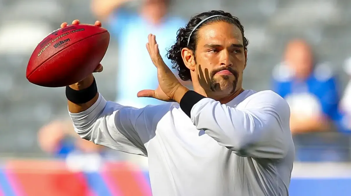 Mark Sanchez with New York Jets in action