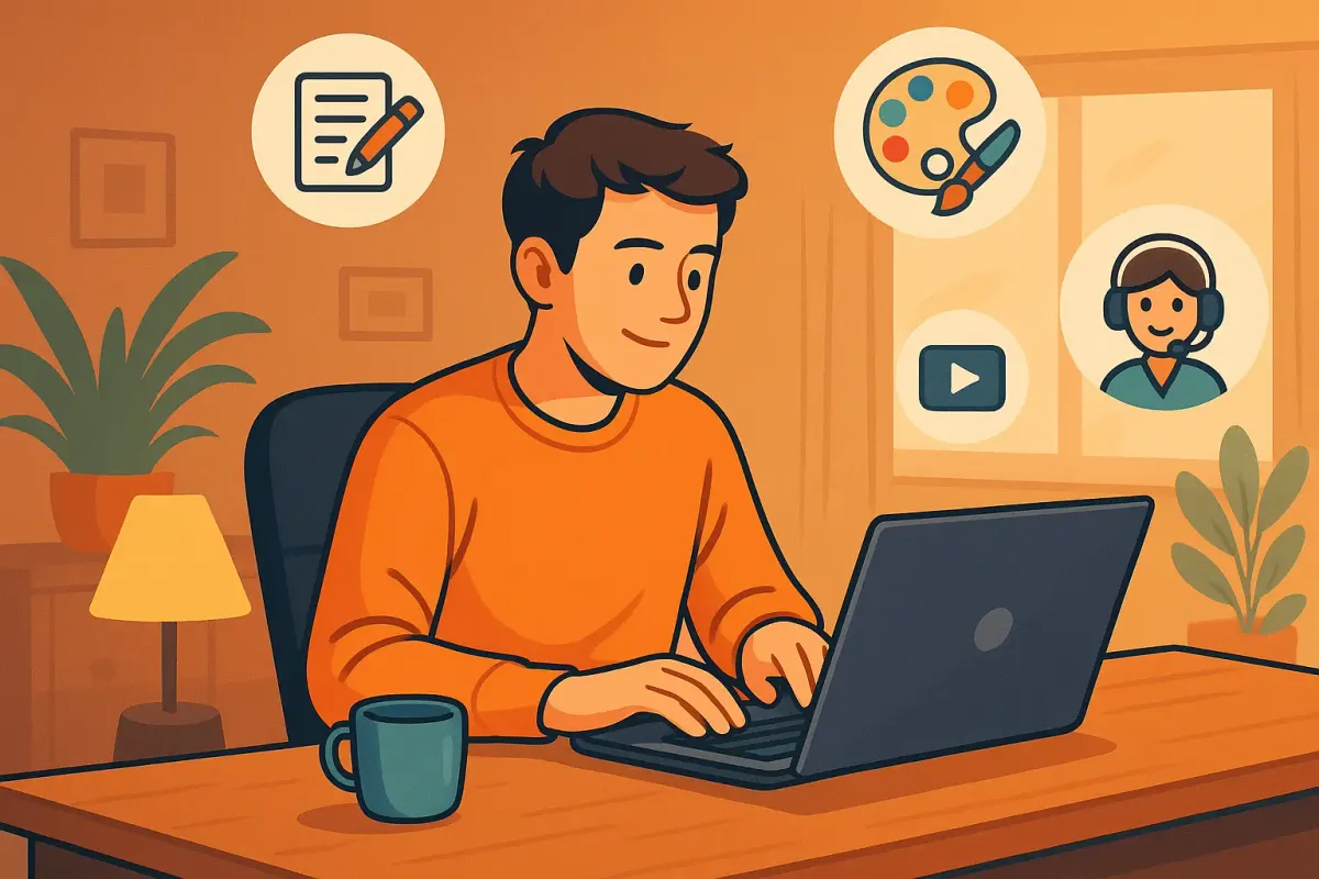 Generate a wide screen landscape feature image