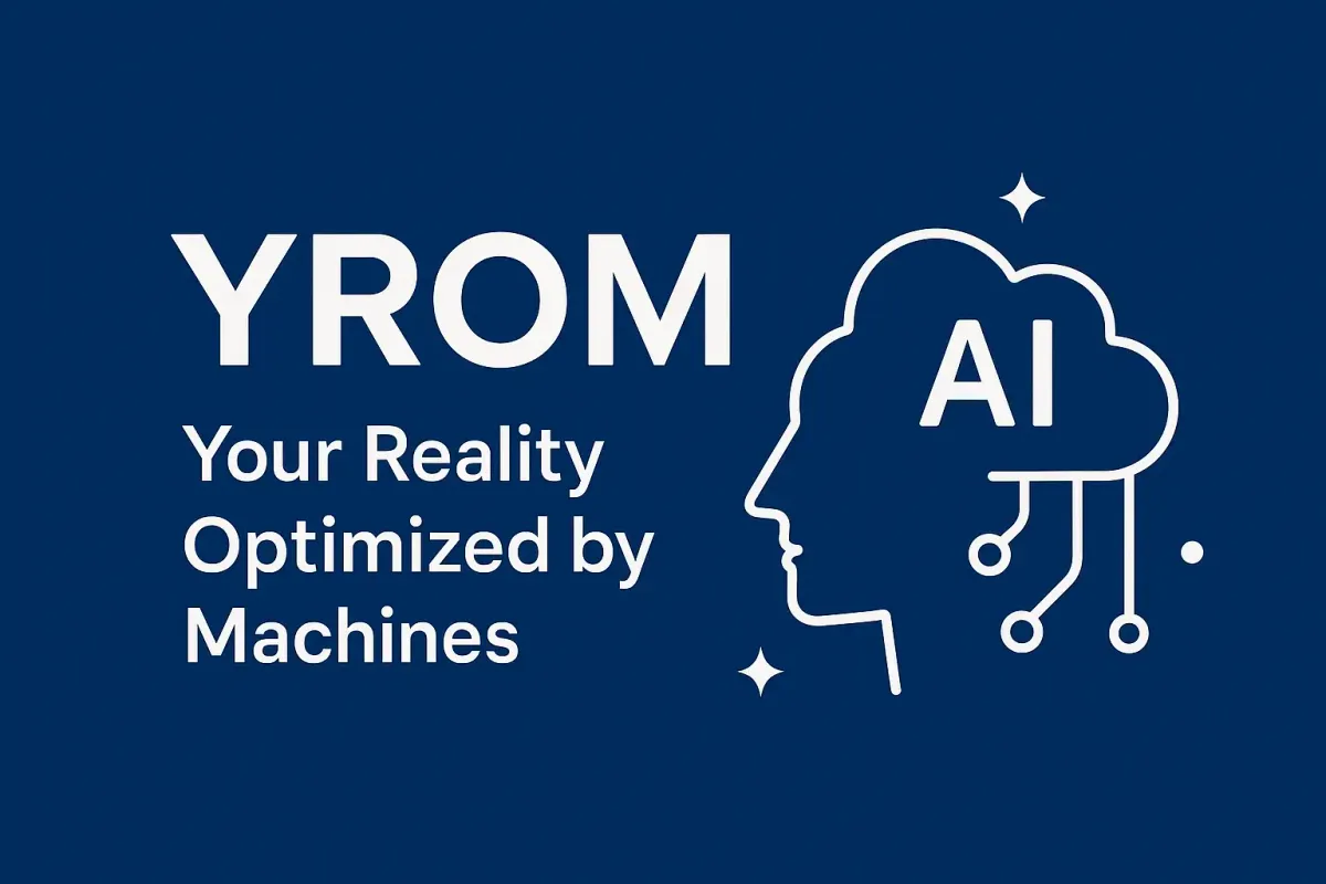 YROM AI Brand Launch – Your Reality Optimized by Machines