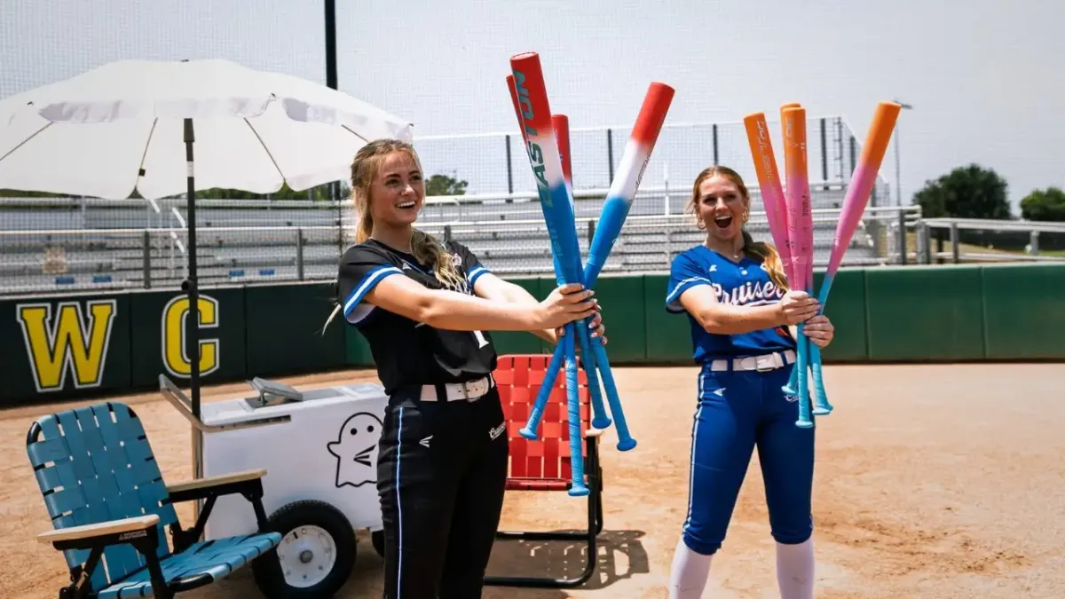 Pink Lemonade Ghost Bat Softball