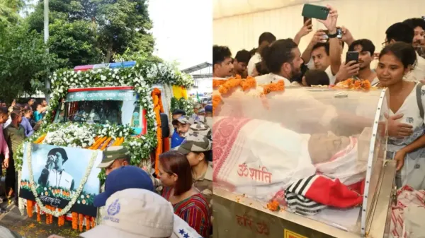 Tribute concert poster after Zubeen Garg death