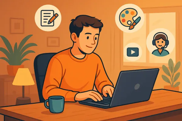 Generate a wide screen landscape feature image