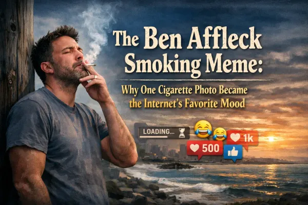 Ben Affleck smoking meme