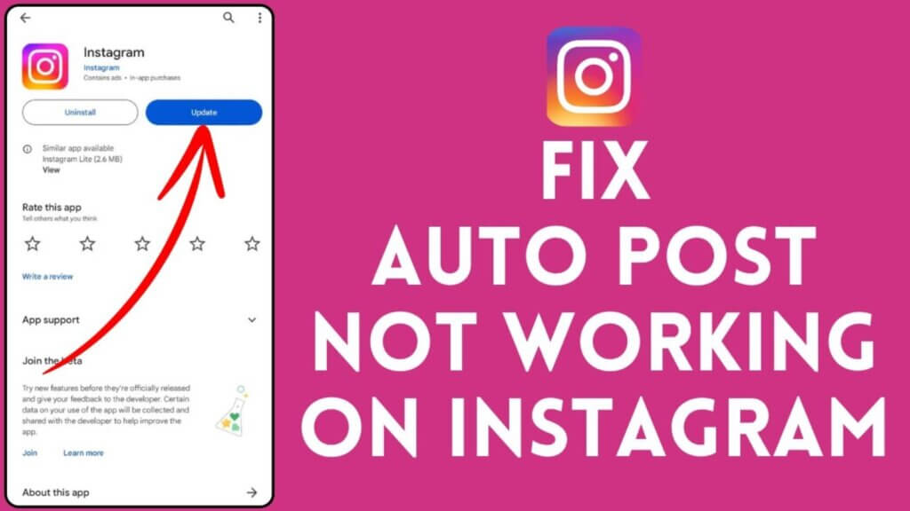 How to Fix Instagram Will Auto Post When Possible Error