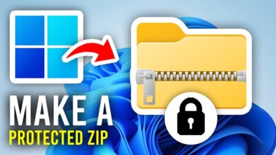 How To Password Protect A Zip File