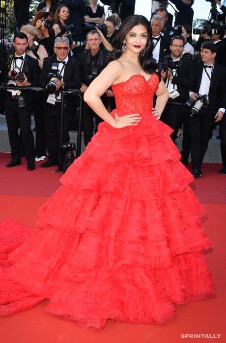 Aishwarya Rai in Cannes, 2017