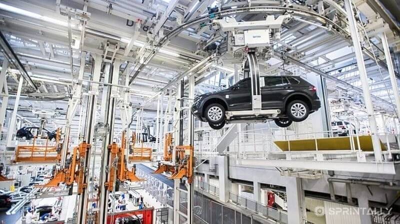 Volkswagen plant in Wolfsburg 