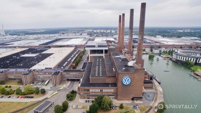 Volkswagen plant in Wolfsburg