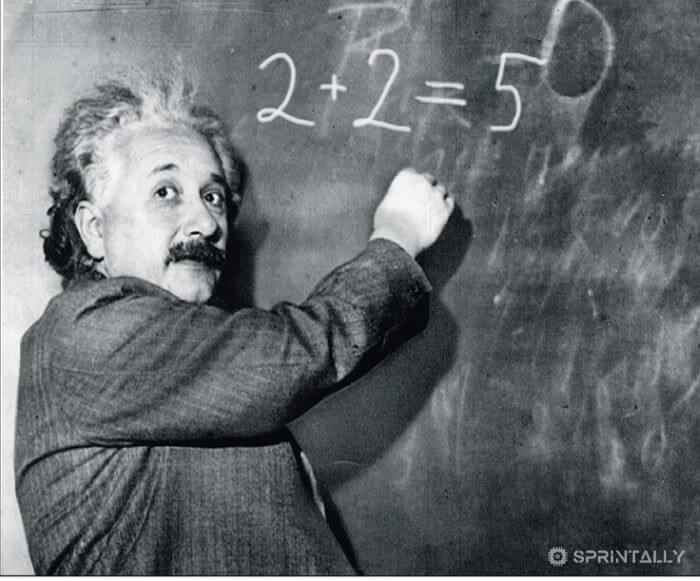 Albert Einstein was a poor student in mathematics and is generally poorly studied