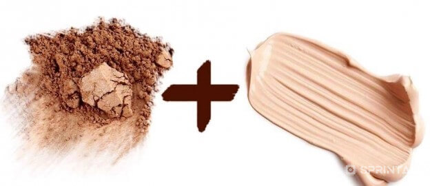 Powder and foundation