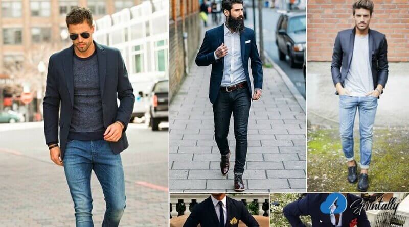 Blazer and jeans