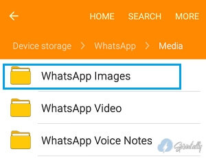WhatsApp Images folder