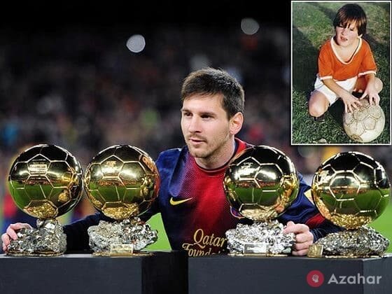 Lionel Messi received the Golden Ball four times in a row