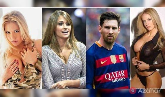Messi met with luxury models