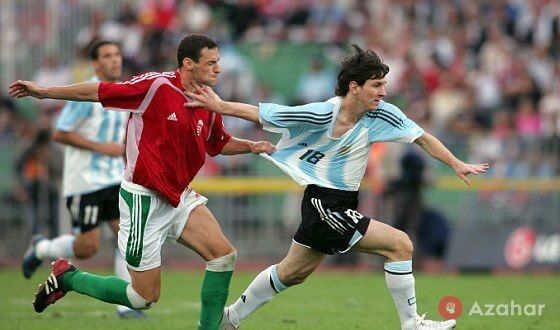 The first match Messi in the national team of Argentina was unsuccessful