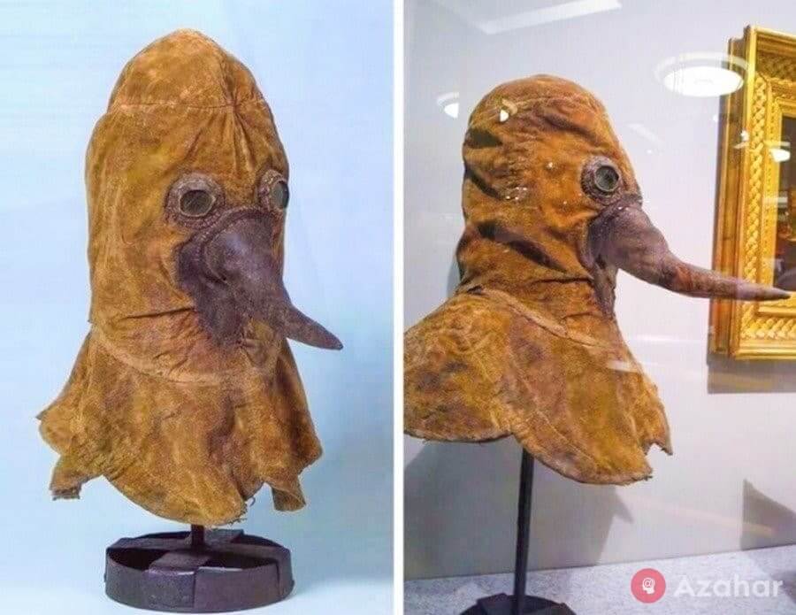 The real mask of the plague doctor