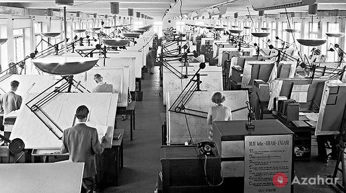 vintage photos life before autocad