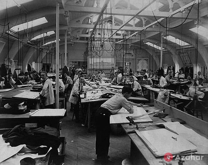 vintage photos life before autocad