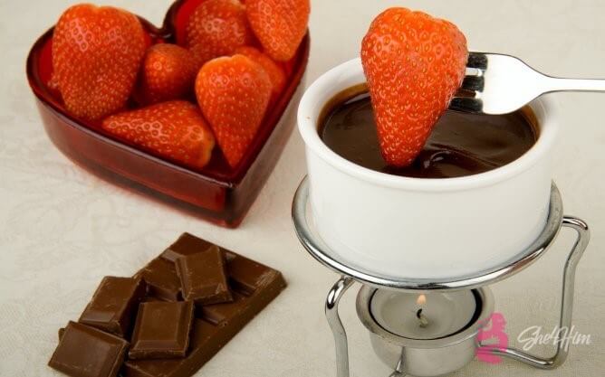 Chocolate fondue