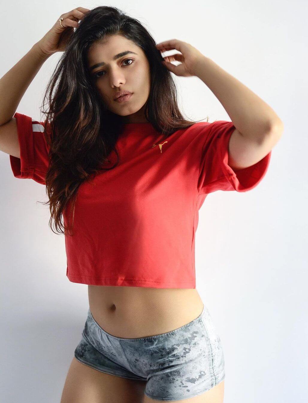 Ketika Sharma On Red Top