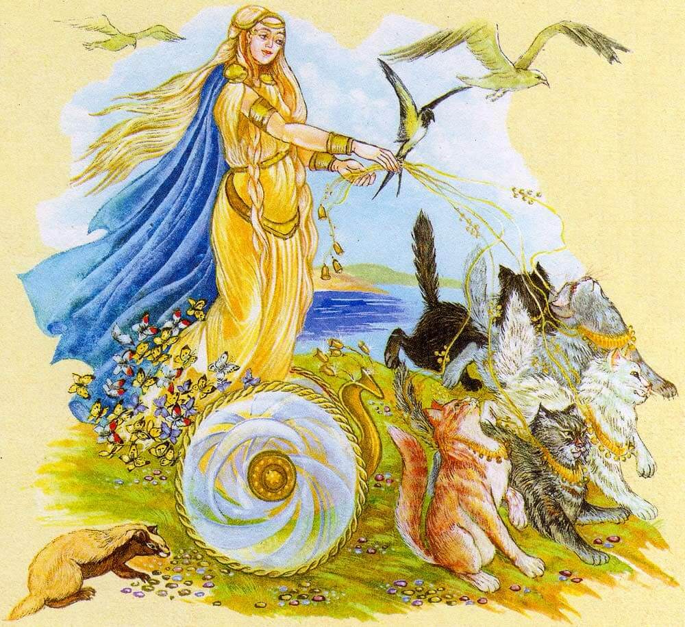 The Vikings Represented An Animal With The Goddess Freya