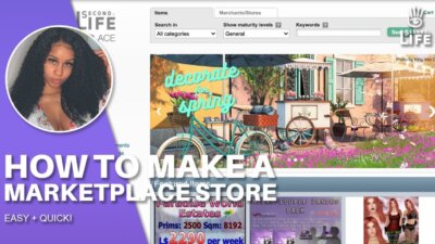 How To Start Selling On Second Life Marketplace